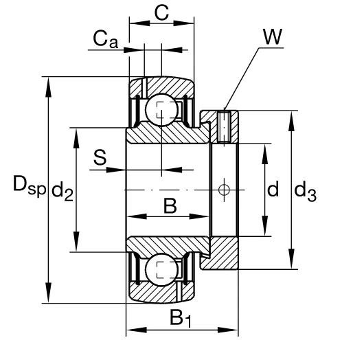 Підшипник GRA103-NPP-B-AS2/V INA