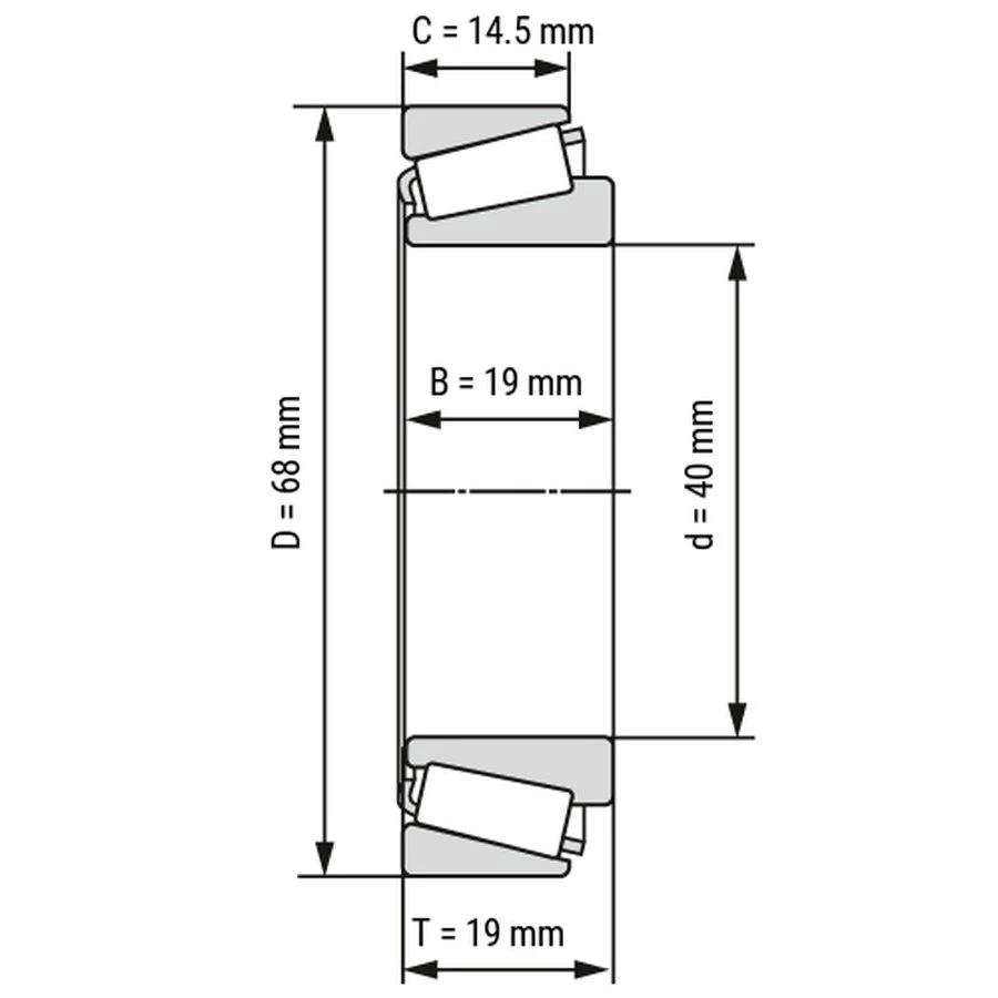 Підшипник 32008 X/Q           SKF