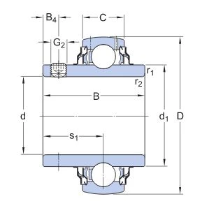 Підшипник YAR 205-2RF      SKF