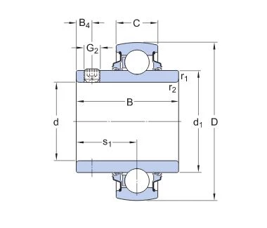 Підшипник YAR 206-2DW/AG     SKF